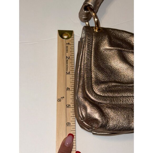 Coach Madeline Metallic Rose Vintage Coach Shoulder Purse 6X10 - Picture 13 of 16